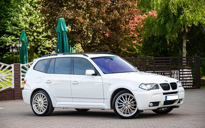 BMW X3 cena 39900 przebieg: 229000, rok produkcji 2008 z Jedwabne małe 781